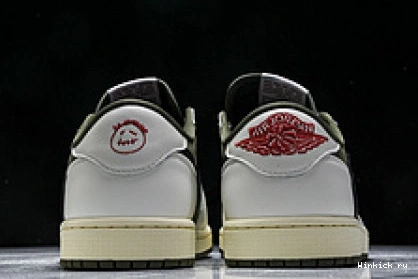 Air 1 Travis  Low Jordan OLIVE x Scott 1111